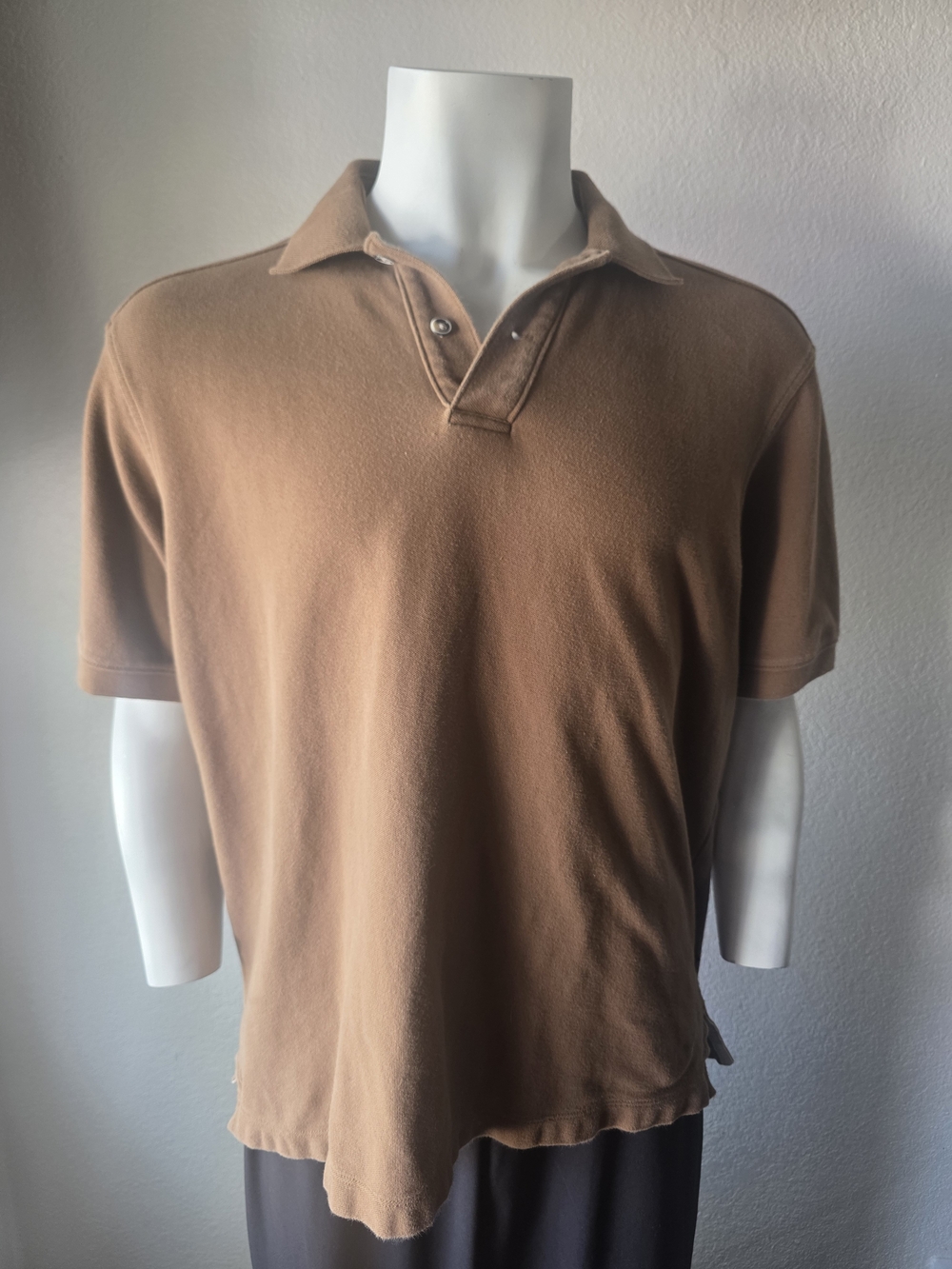 Tommy Bahama Short-Sleeve Polo in Warm Brown